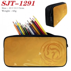 Genshin Impact Anime nylon student pencil case 23x11x5cm 