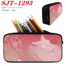 Genshin Impact Anime nylon student pencil case 23x11x5cm 