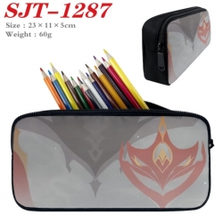 Genshin Impact Anime nylon student pencil case 23x11x5cm 