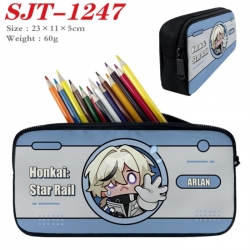 Honkai: Star Rail Anime nylon student pencil case 23x11x5cm 