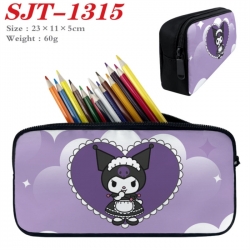 Sanrio Anime nylon student pencil case 23x11x5cm 