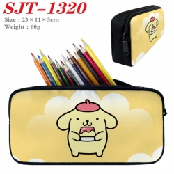 Sanrio Anime nylon student pencil case 23x11x5cm 