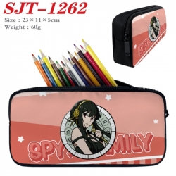 SPY&times;FAMILY Anime nylon student pencil case 23x11x5cm 
