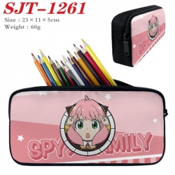 SPY&times;FAMILY Anime nylon student pencil case 23x11x5cm 