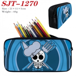 One Piece Anime nylon student pencil case 23x11x5cm 