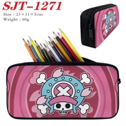 One Piece Anime nylon student pencil case 23x11x5cm 