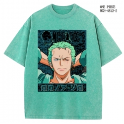 One Piece Anime peripheral pure cotton washed and worn T-shirt from S to 4XL