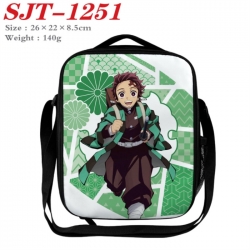 Demon Slayer Kimets Anime Lunch Bag Crossbody Bag 26x22x8.5cm 