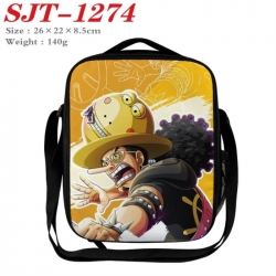One Piece Anime Lunch Bag Crossbody Bag 26x22x8.5cm 