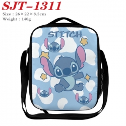 Lilo & Stitch Anime Lunch Bag Crossbody Bag 26x22x8.5cm 