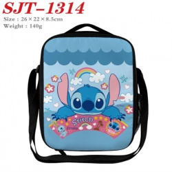 Lilo & Stitch Anime Lunch Bag Crossbody Bag 26x22x8.5cm 