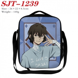 Bungo Stray Dogs Anime Lunch Bag Crossbody Bag 26x22x8.5cm 