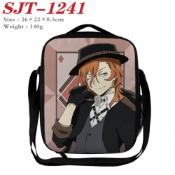 Bungo Stray Dogs Anime Lunch Bag Crossbody Bag 26x22x8.5cm 