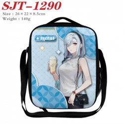 Genshin Impact Anime Lunch Bag Crossbody Bag 26x22x8.5cm 