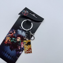 Demon Slayer Kimets Animation metal keychain pendant price for 5 pcs 