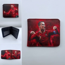 Cristiano Ronaldo Full color Two fold short card case wallet 11X9.5CM