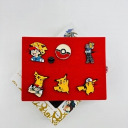Pokemon Anime peripheral brooch keychain box