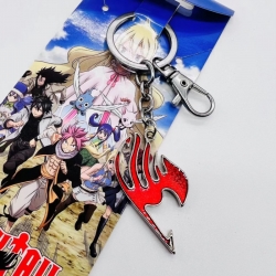 Fairy tail Animation metal keychain pendant price for 5 pcs 