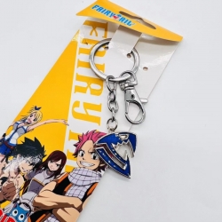 Fairy tail Animation metal keychain pendant price for 5 pcs 