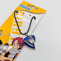 Fairy tail Anime peripheral leather rope necklace pendant jewelry price for 5 pcs