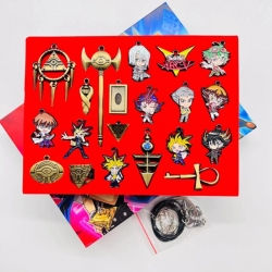 Yugioh Anime peripheral necklace keychain box