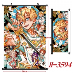 Toilet-bound Hanako-kun Anime Black Plastic Rod Canvas Painting Wall Scroll 60X90CM