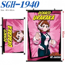 My Hero Academia Anime digital printed pole style hanging picture Wall Scroll 40x60cm