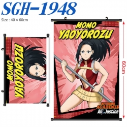 My Hero Academia Anime digital printed pole style hanging picture Wall Scroll 40x60cm