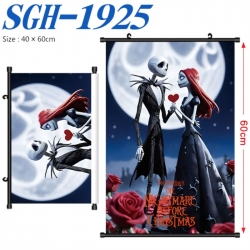 The Nightmare Before Christmas Anime digital printed pole style hanging picture Wall Scroll 40x60cm