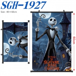 The Nightmare Before Christmas Anime digital printed pole style hanging picture Wall Scroll 40x60cm