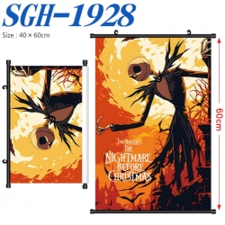The Nightmare Before Christmas Anime digital printed pole style hanging picture Wall Scroll 40x60cm
