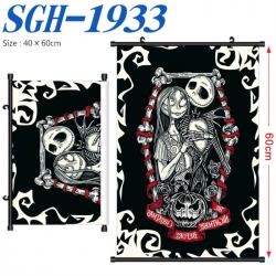 The Nightmare Before Christmas Anime digital printed pole style hanging picture Wall Scroll 40x60cm