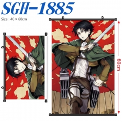 Shingeki no Kyojin Anime digital printed pole style hanging picture Wall Scroll 40x60cm