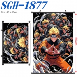 Naruto Anime digital printed pole style hanging picture Wall Scroll 40x60cm