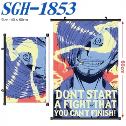 One Piece Anime digital printed pole style hanging picture Wall Scroll 40x60cm