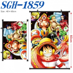 One Piece Anime digital printed pole style hanging picture Wall Scroll 40x60cm