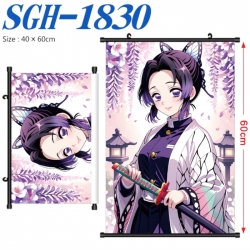 Demon Slayer Kimets Anime digital printed pole style hanging picture Wall Scroll 40x60cm