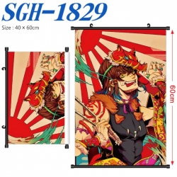 Demon Slayer Kimets Anime digital printed pole style hanging picture Wall Scroll 40x60cm