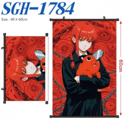 Chainsaw Man Anime digital printed pole style hanging picture Wall Scroll 40x60cm