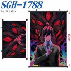 Chainsaw Man Anime digital printed pole style hanging picture Wall Scroll 40x60cm