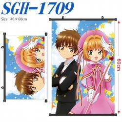 Card Captor Sakura Anime digital printed pole style hanging picture Wall Scroll 40x60cm
