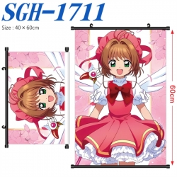 Card Captor Sakura Anime digital printed pole style hanging picture Wall Scroll 40x60cm