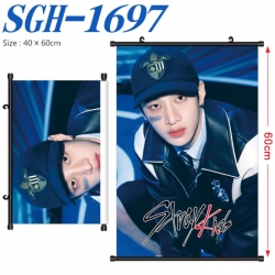 StrayKids Anime digital printed pole style hanging picture Wall Scroll 40x60cm