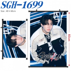 StrayKids Anime digital printed pole style hanging picture Wall Scroll 40x60cm