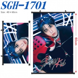 StrayKids Anime digital printed pole style hanging picture Wall Scroll 40x60cm