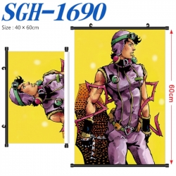 JoJos Bizarre Adventure Anime digital printed pole style hanging picture Wall Scroll 40x60cm