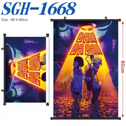 DANDADAN Anime digital printed pole style hanging picture Wall Scroll 40x60cm