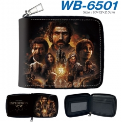 Clair Obscur: Expedition 33 Anime color short full zip folding wallet 10x12x2.5cm