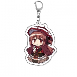 Magical Girl Madoka of the Magus Anime Acrylic Keychain Charm price for 5 pcs