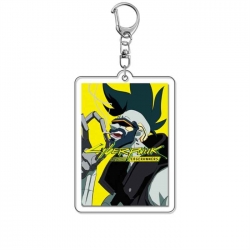 Cyberpunk Anime Acrylic Keychain Charm price for 5 pcs